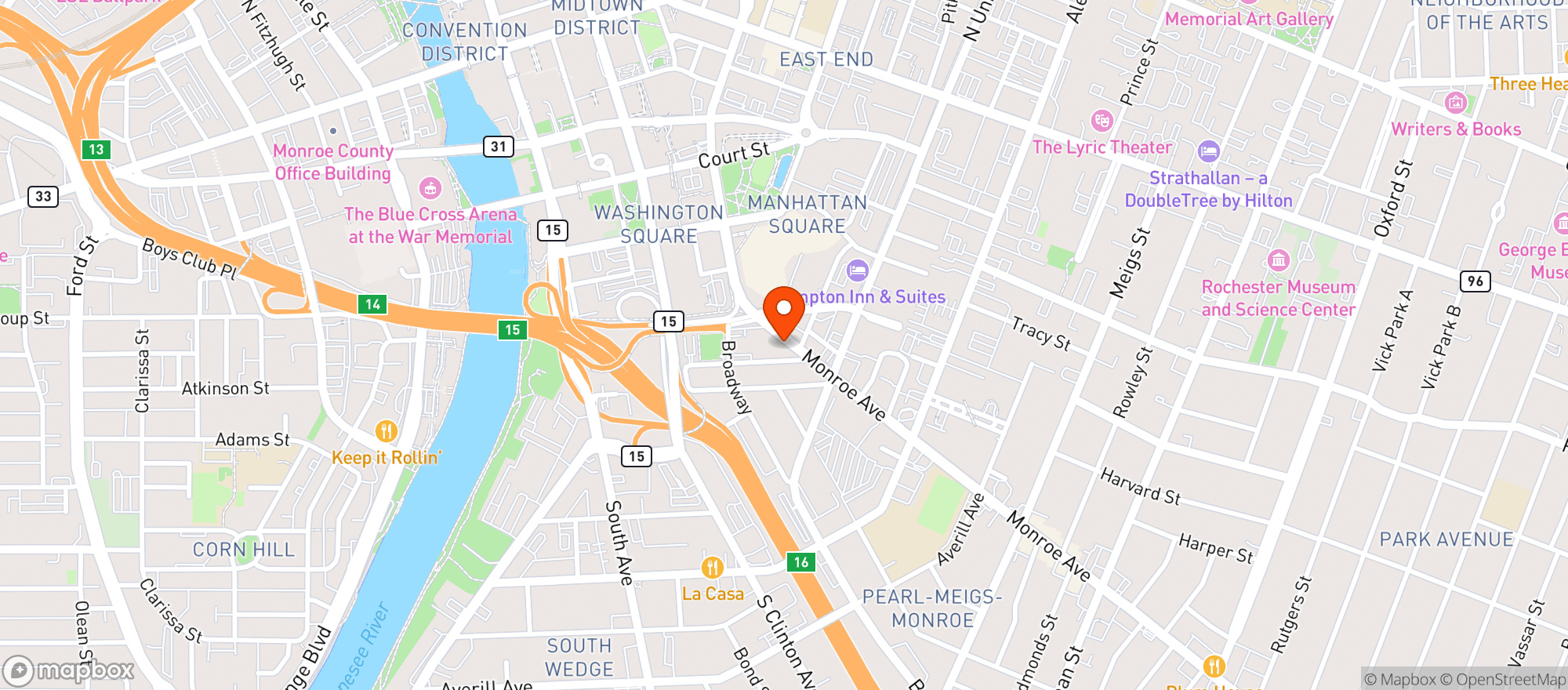 Map showing Rocco