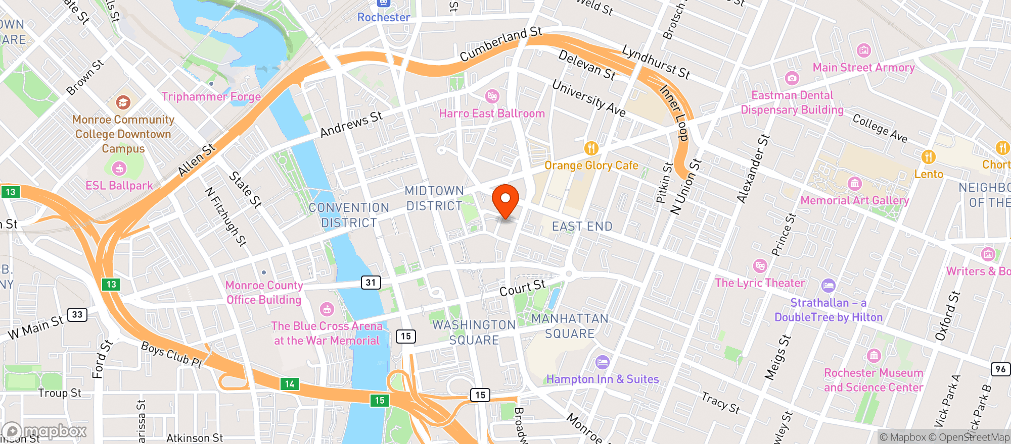 Map showing Nagles Observance