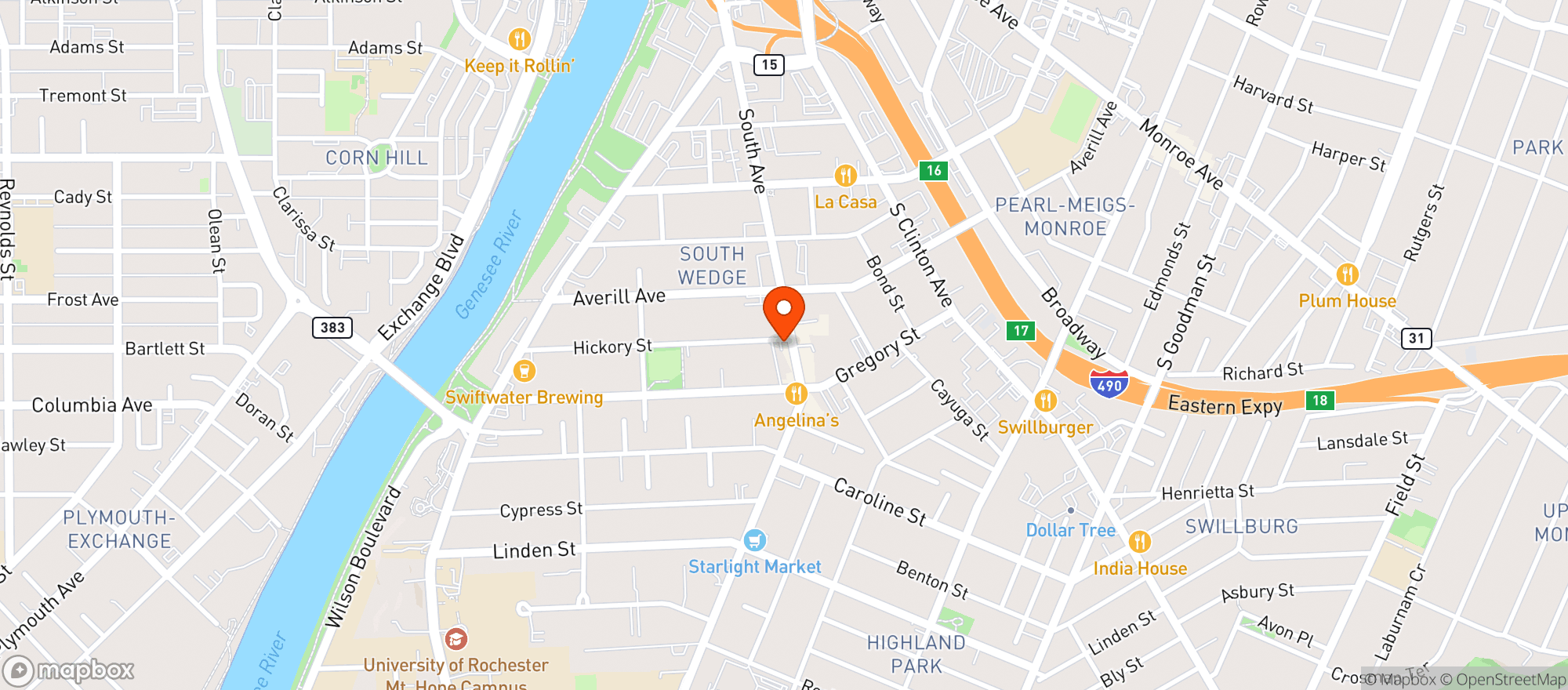 Map showing Martine