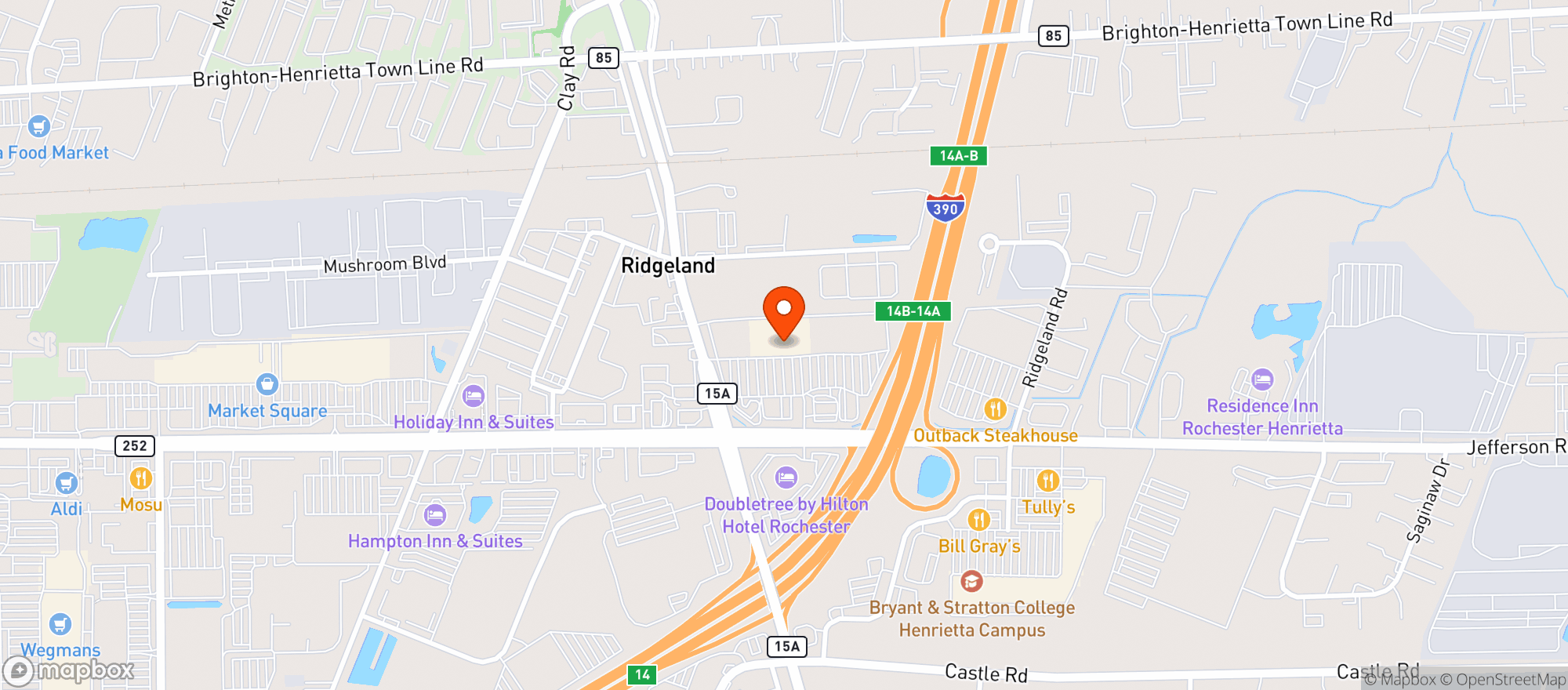 Map showing Marketview Wine & Liquor