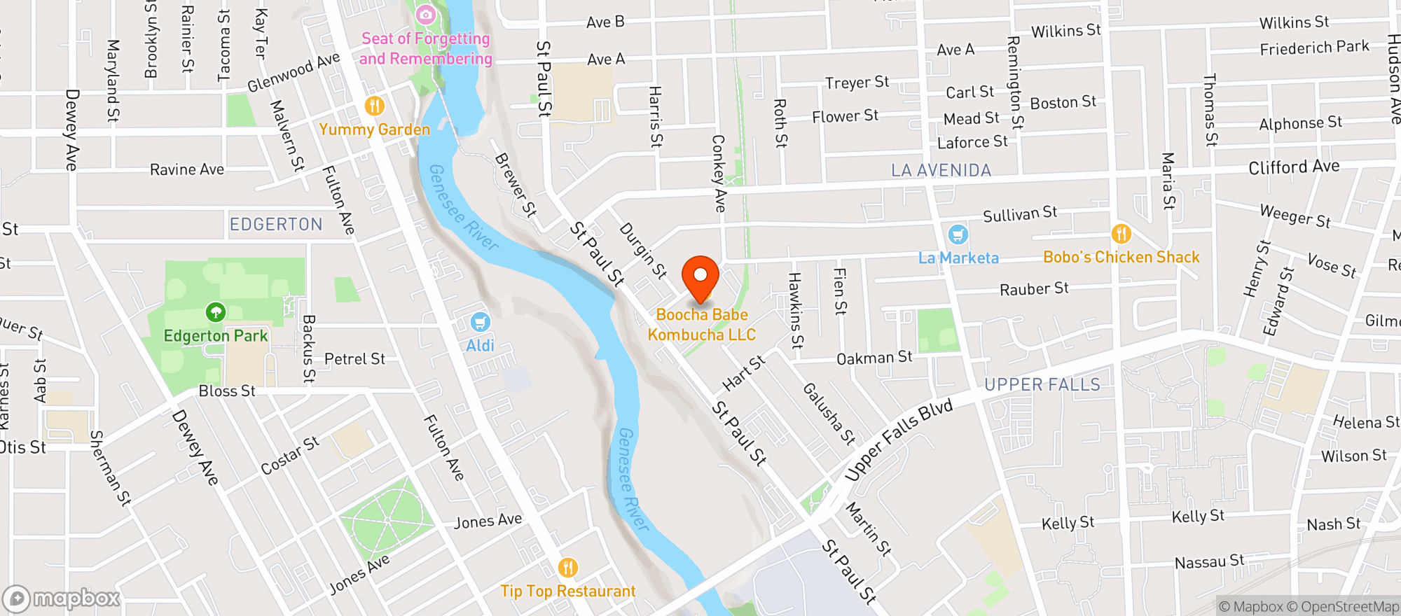 Map showing Gopuff #303