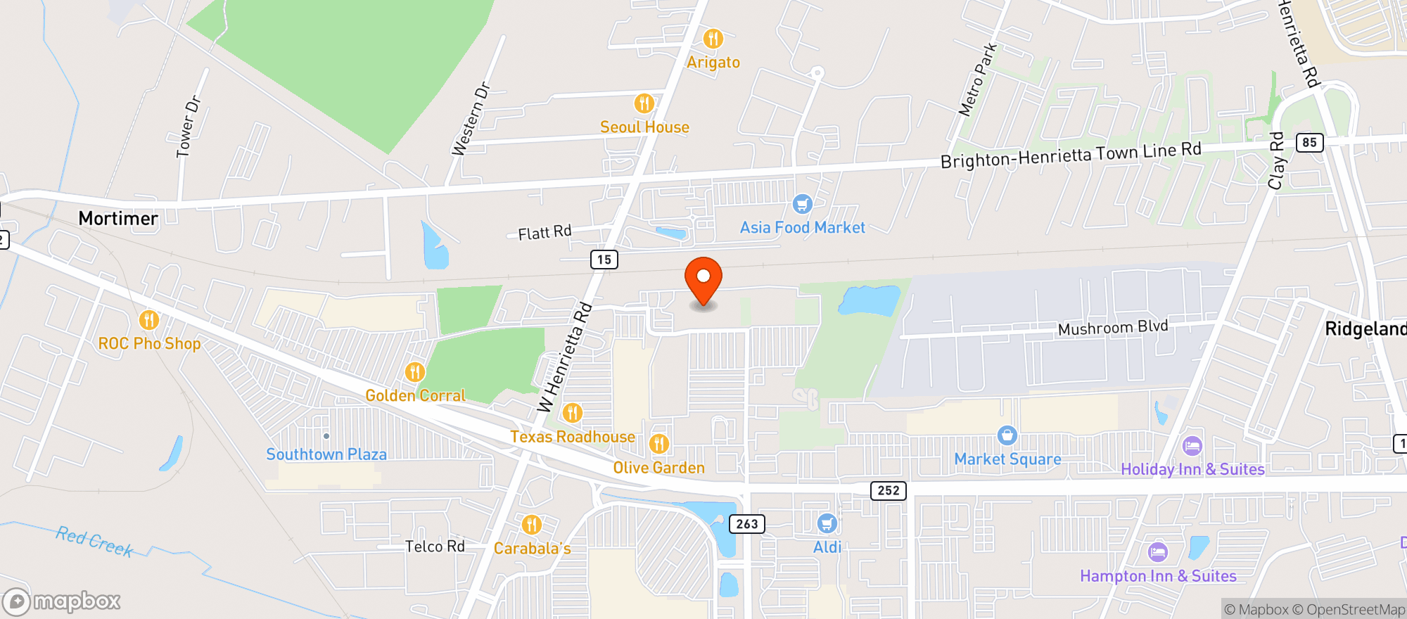 Map showing Bjs Wholesale Club #168
