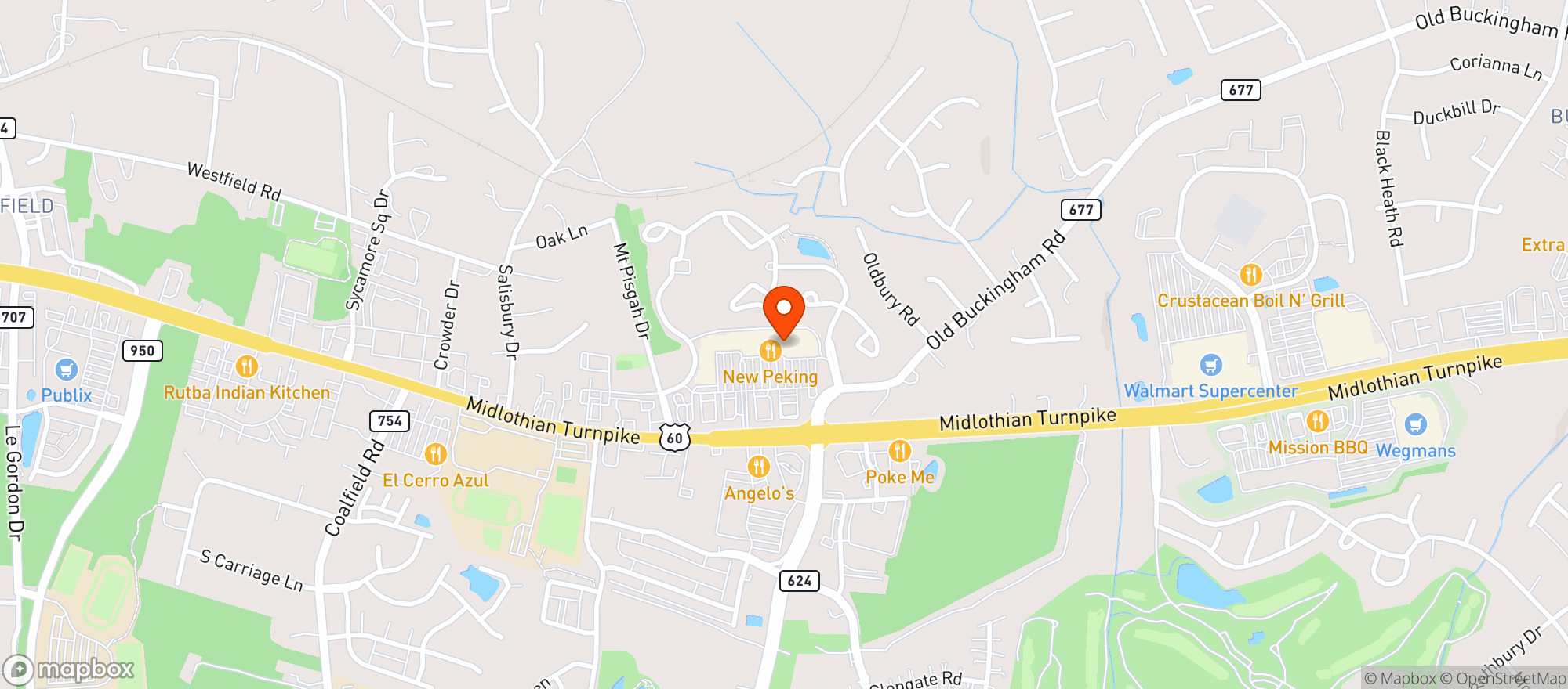 Map showing Food Lion