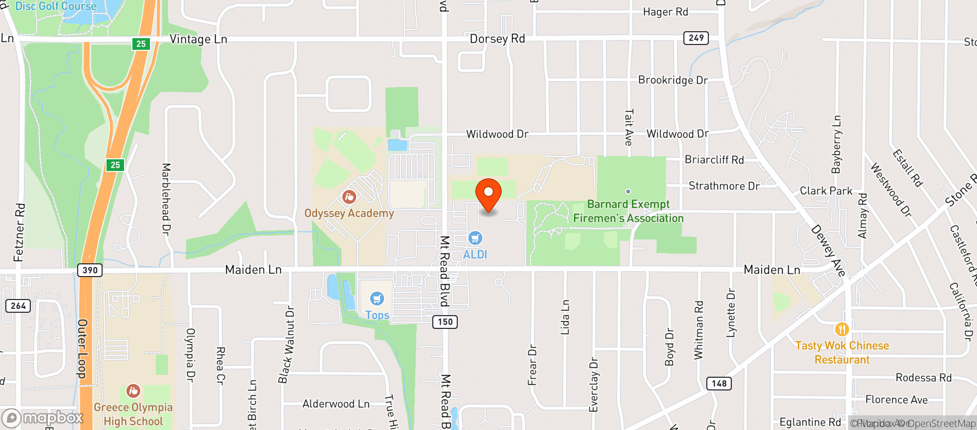 Map showing Liquor Box