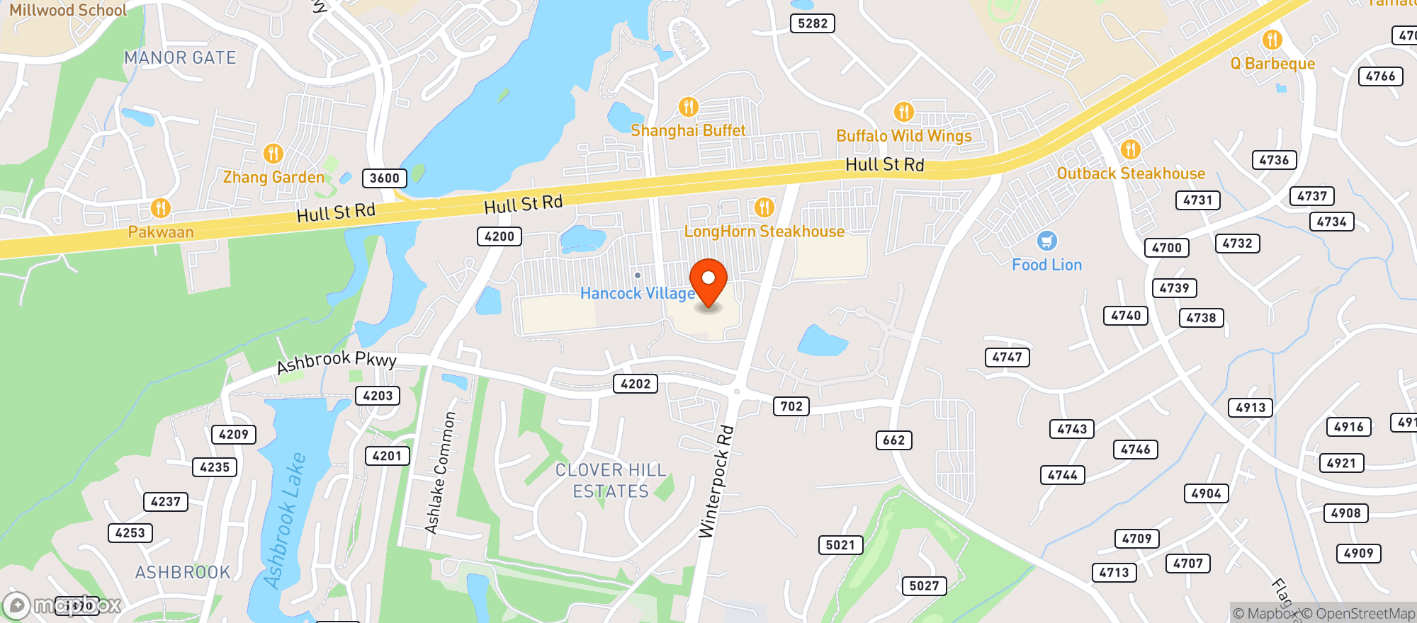 Map showing Walmart Supercenter #4476