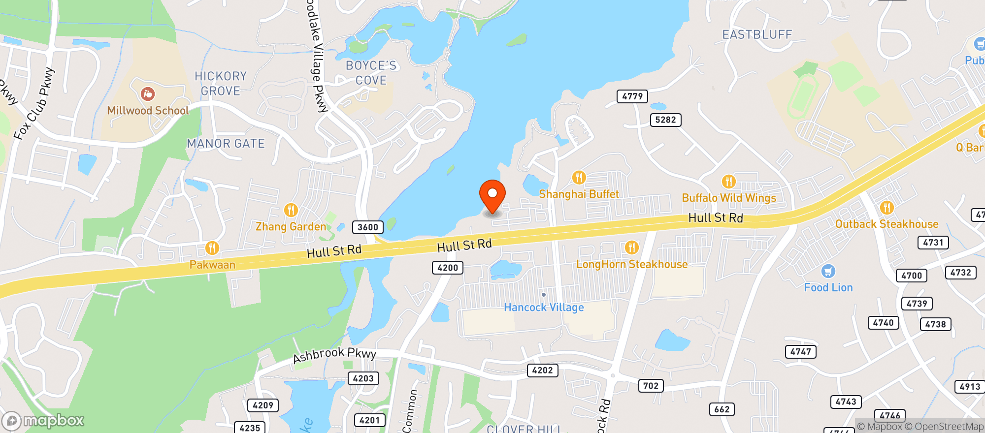 Map showing LATITUDE SEAFOOD CO
