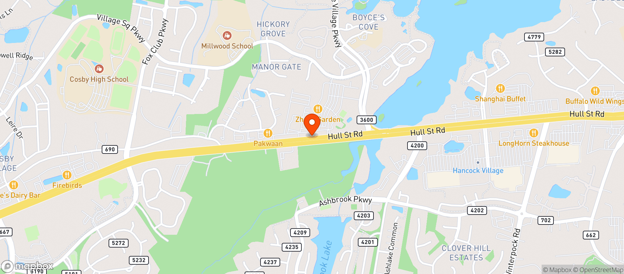 Map showing 7Th Letter Wellness