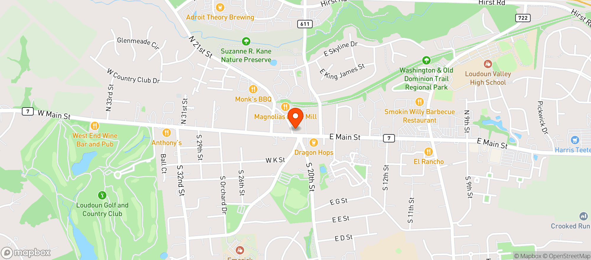 Map showing Bia Kitchen