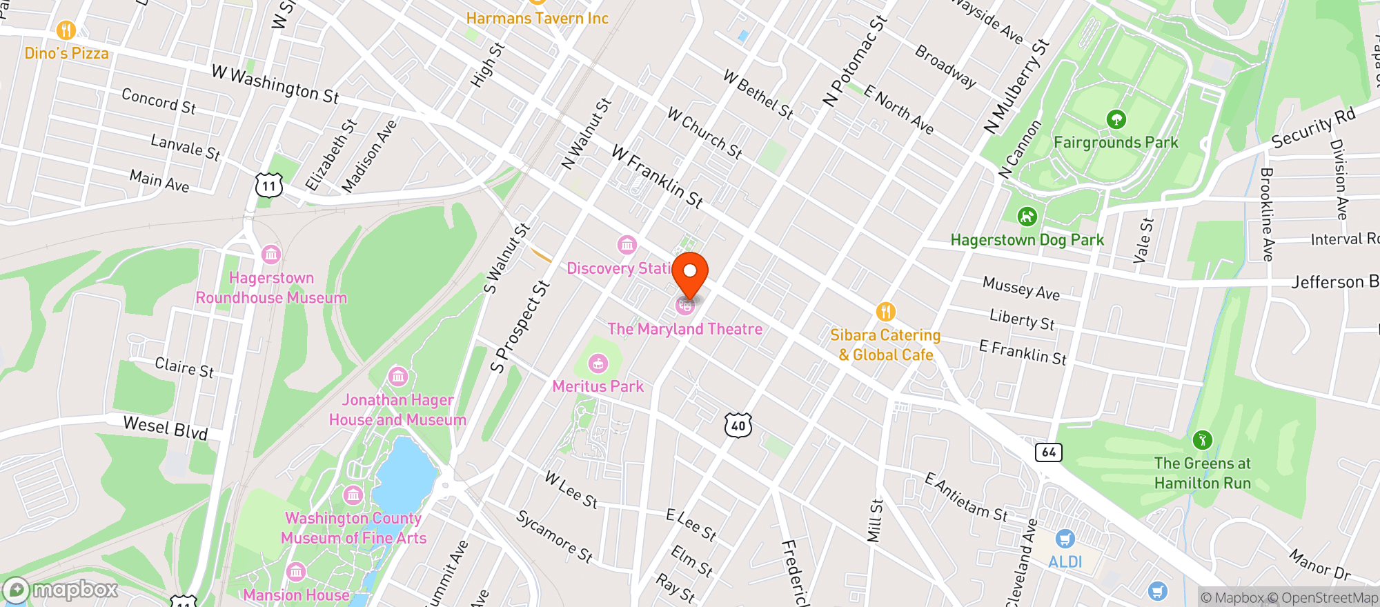 Map showing Good Libations