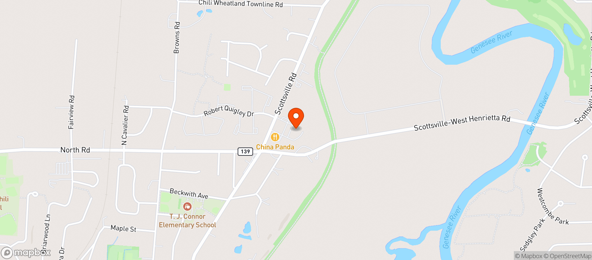 Map showing Scottsville Spirits