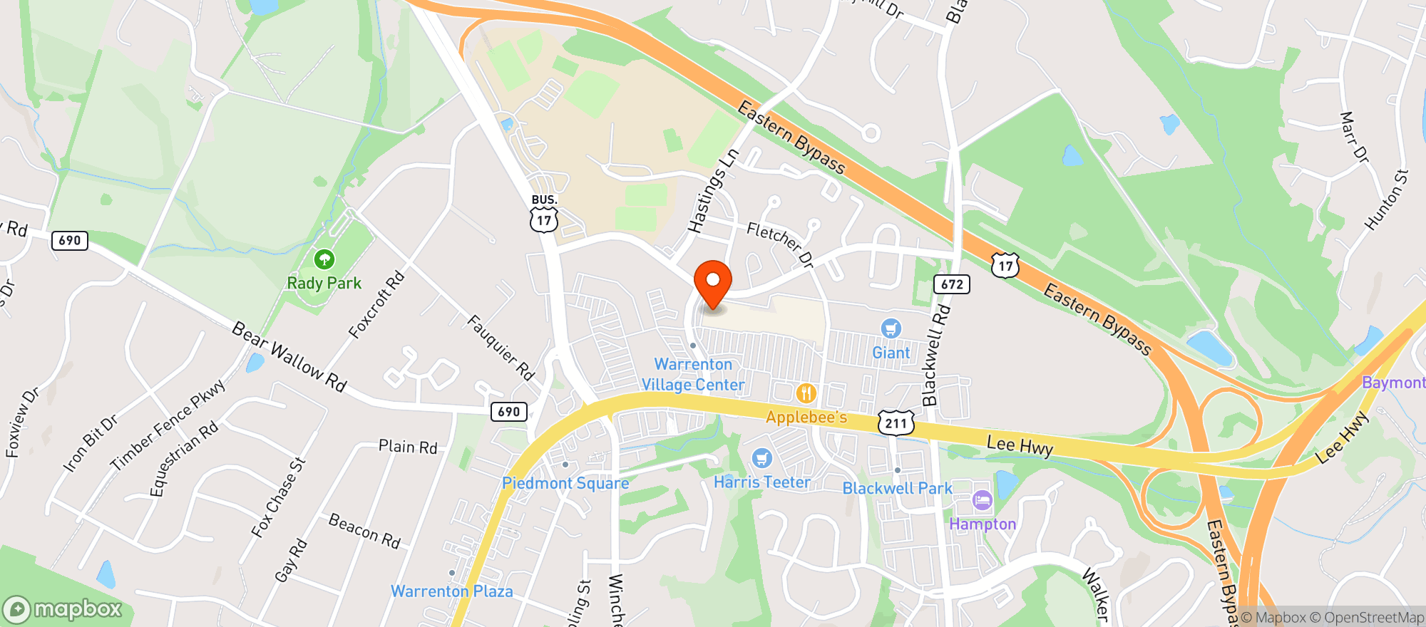 Map showing Safeway Store 1801 #1853
