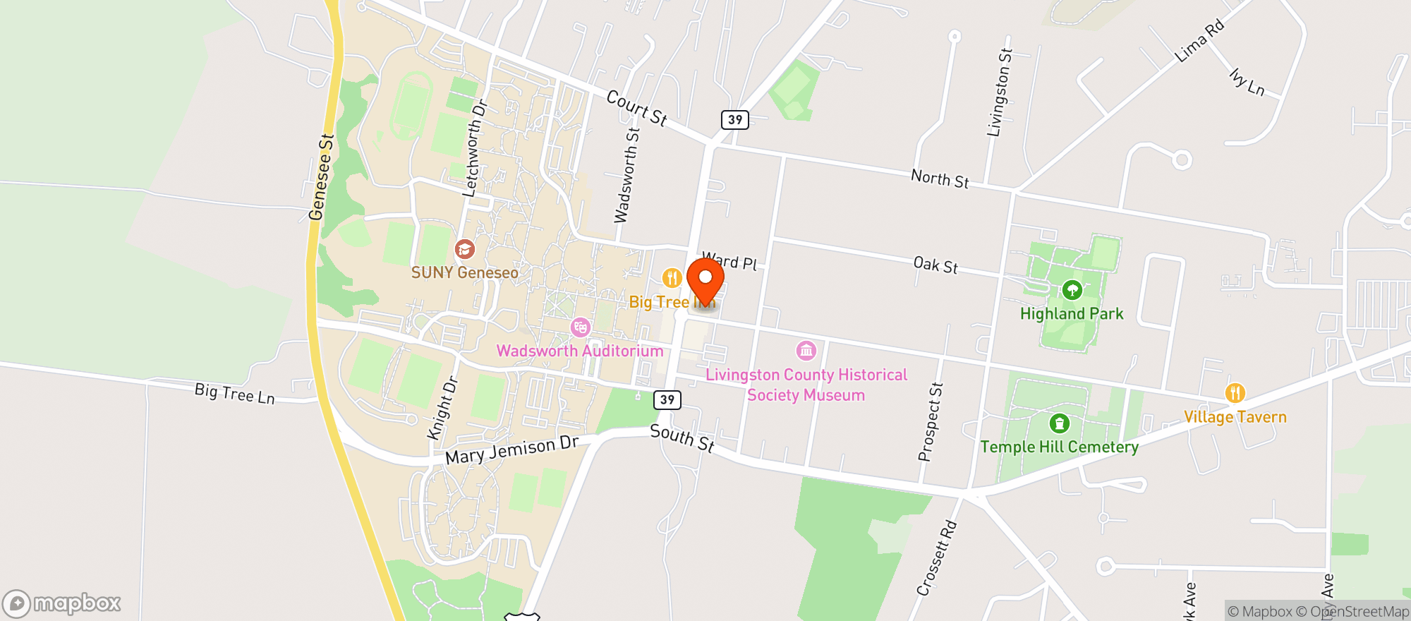 Map showing Idle Hour