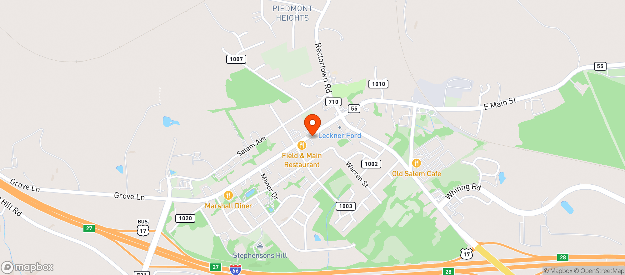 Map showing Whole Ox
