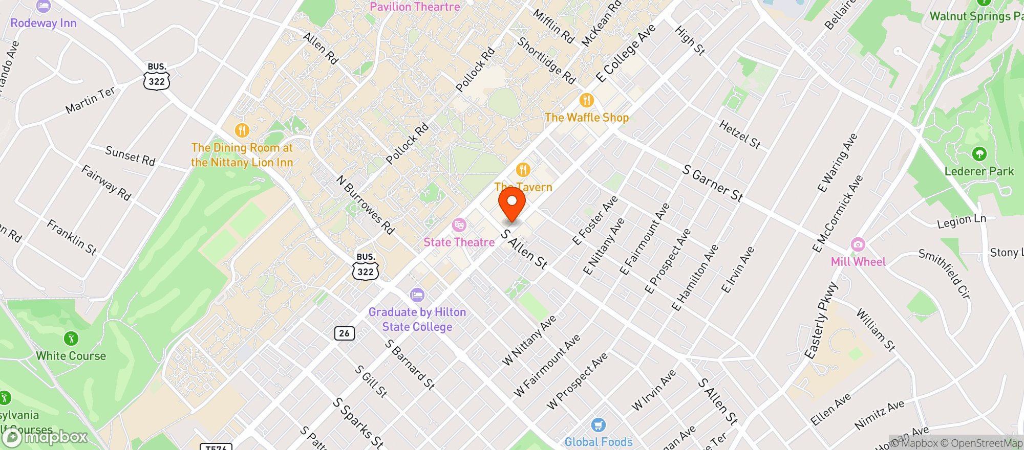 Map showing Phyrst