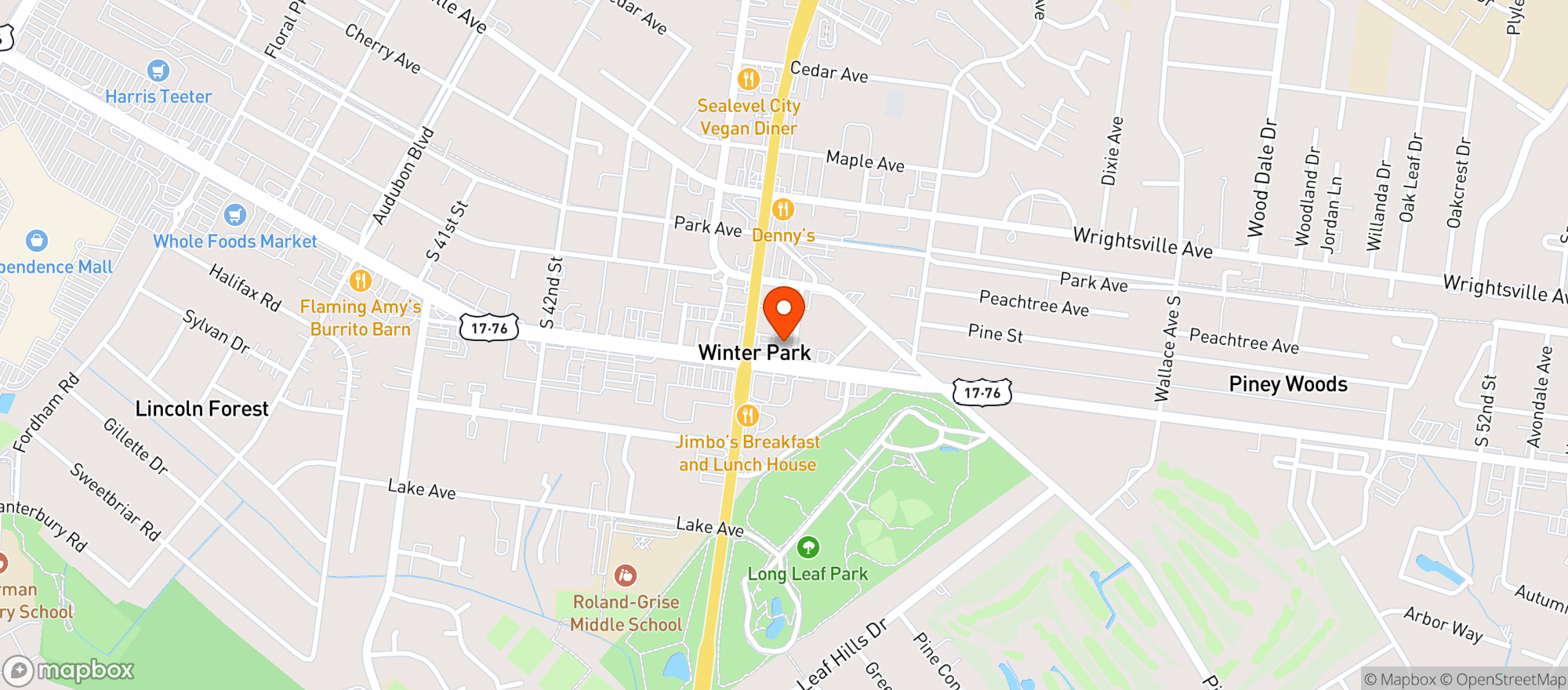Map showing Trader Joes #747