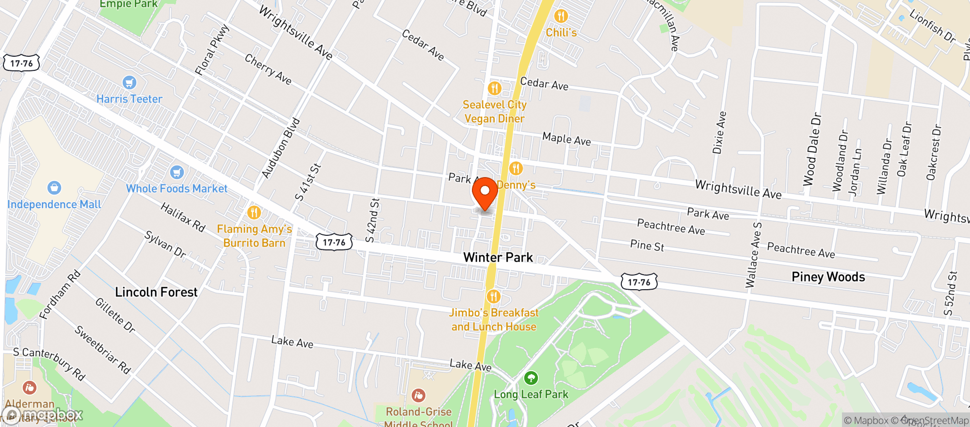 Map showing The Hemp Farmacy - Midtown