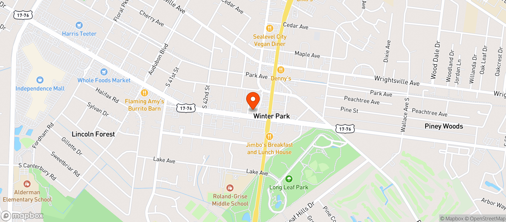 Map showing Smokers Heaven