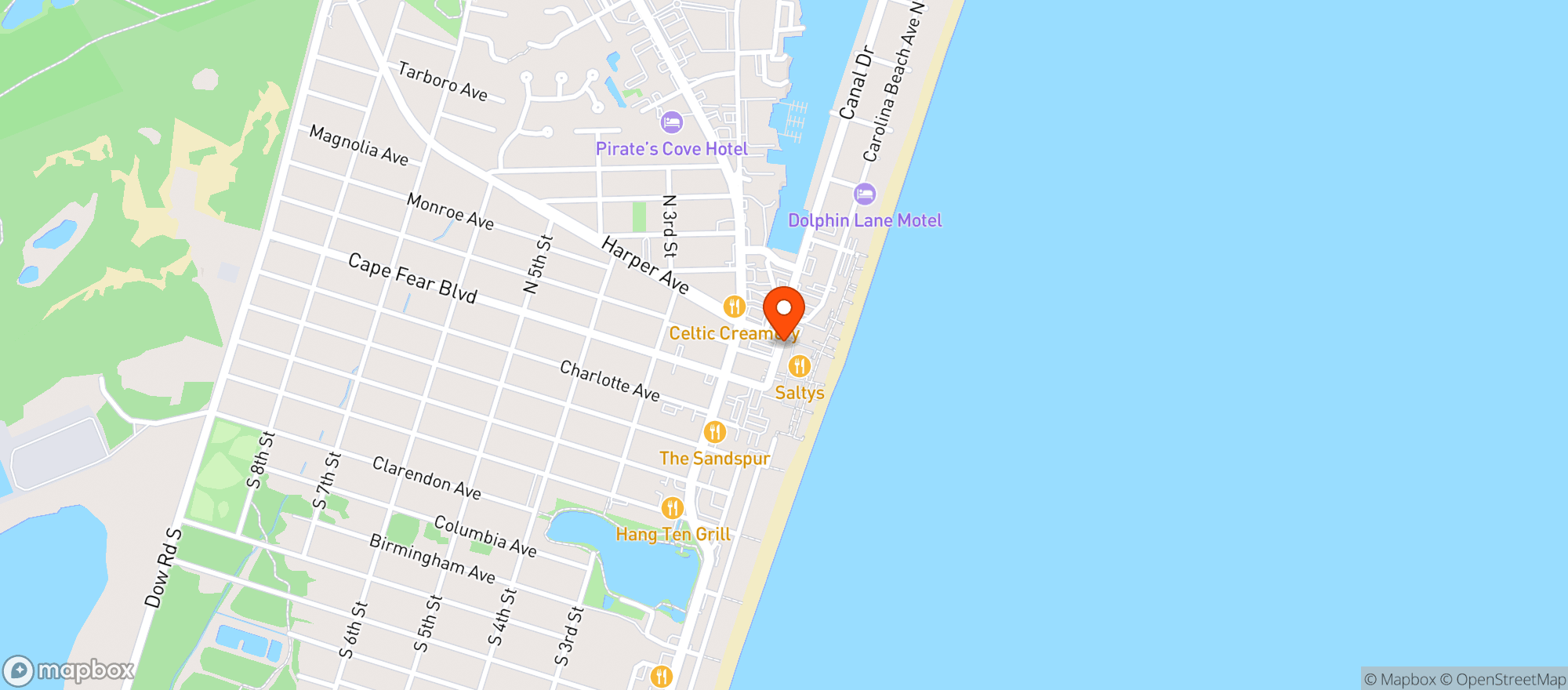 Map showing Crush And Grind