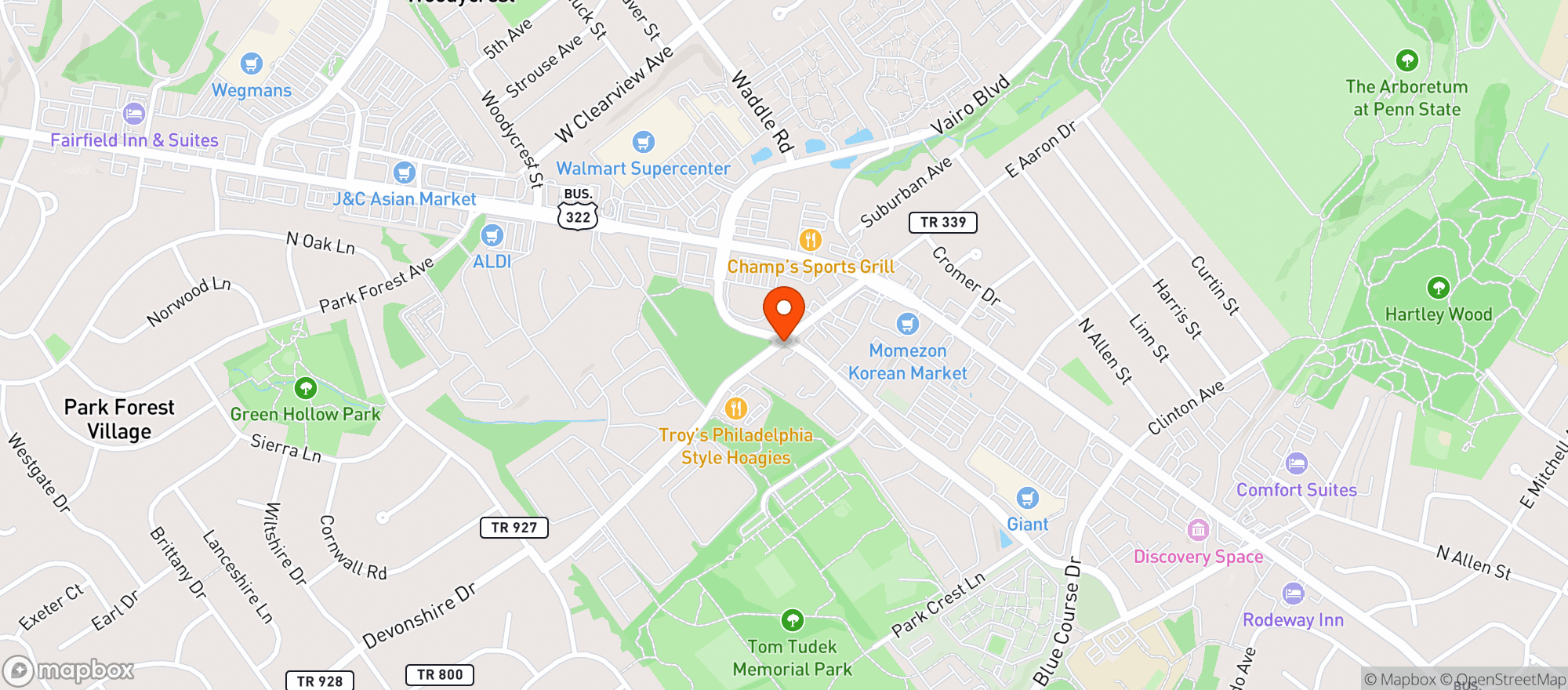 Map showing Pletcher K E Beer Dist