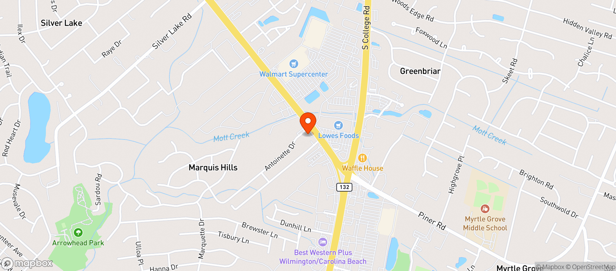 Map showing Scotchman #3181 - 5302 Carolina Bea