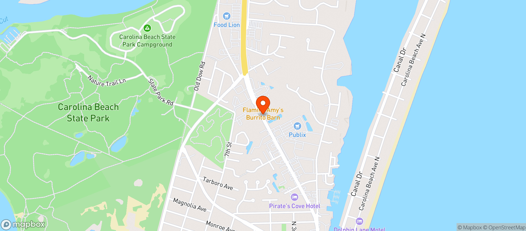Map showing Four Hounds Distilling