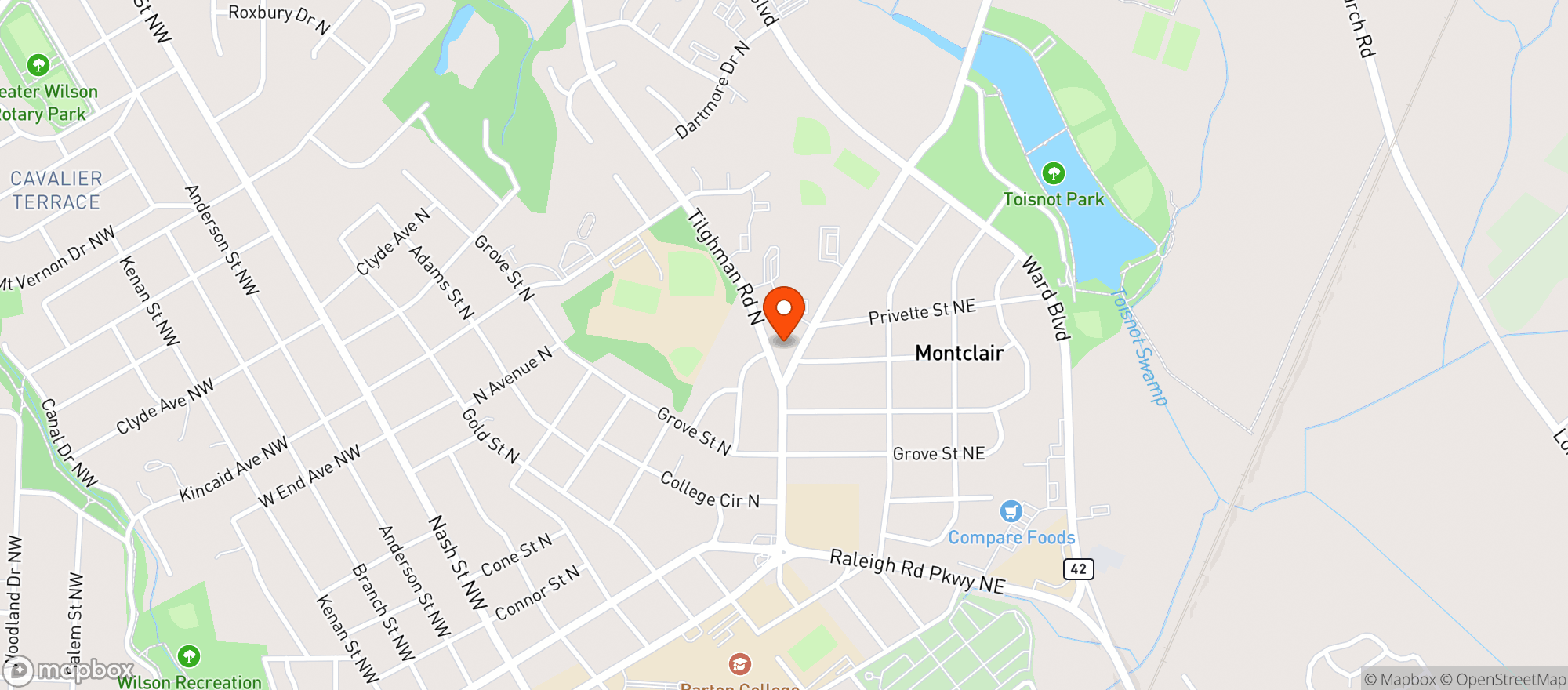 Map showing Quickpass
