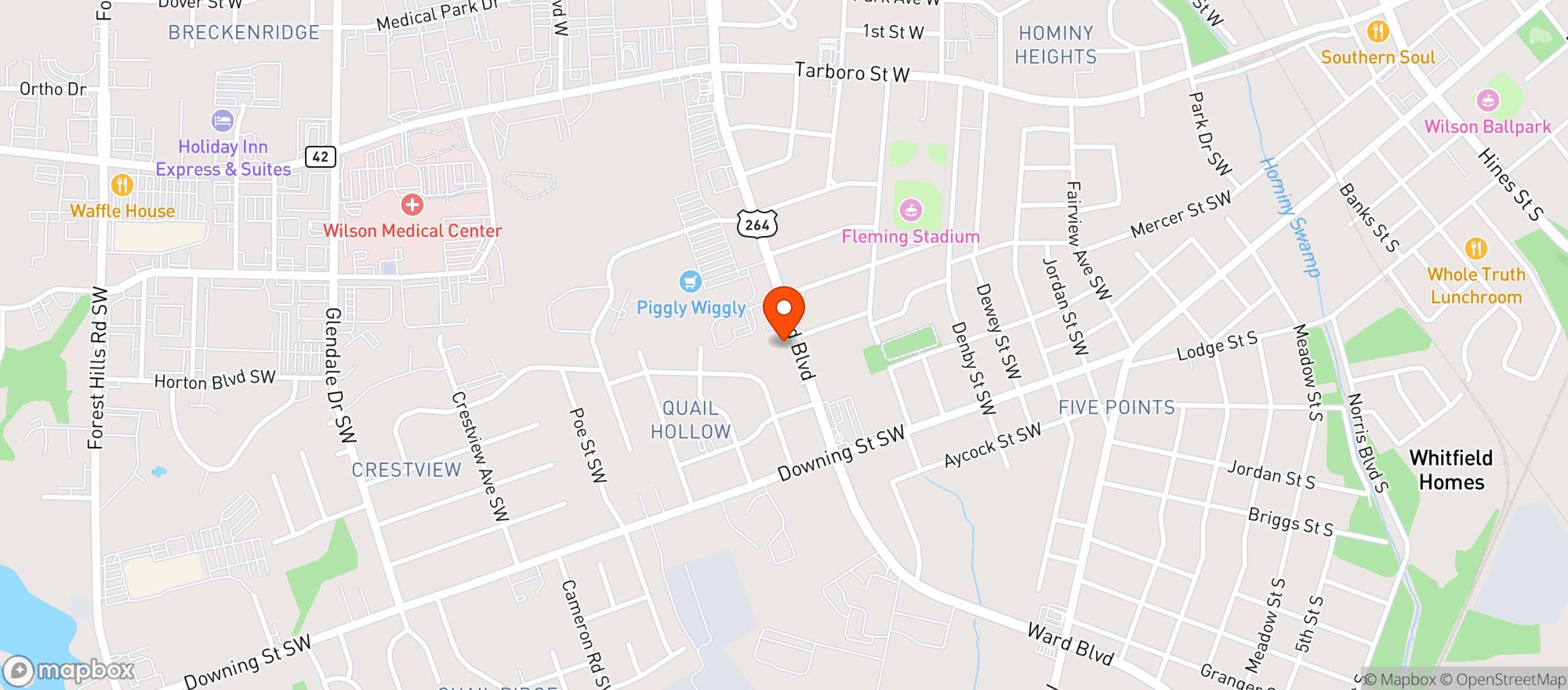 Map showing On The Run