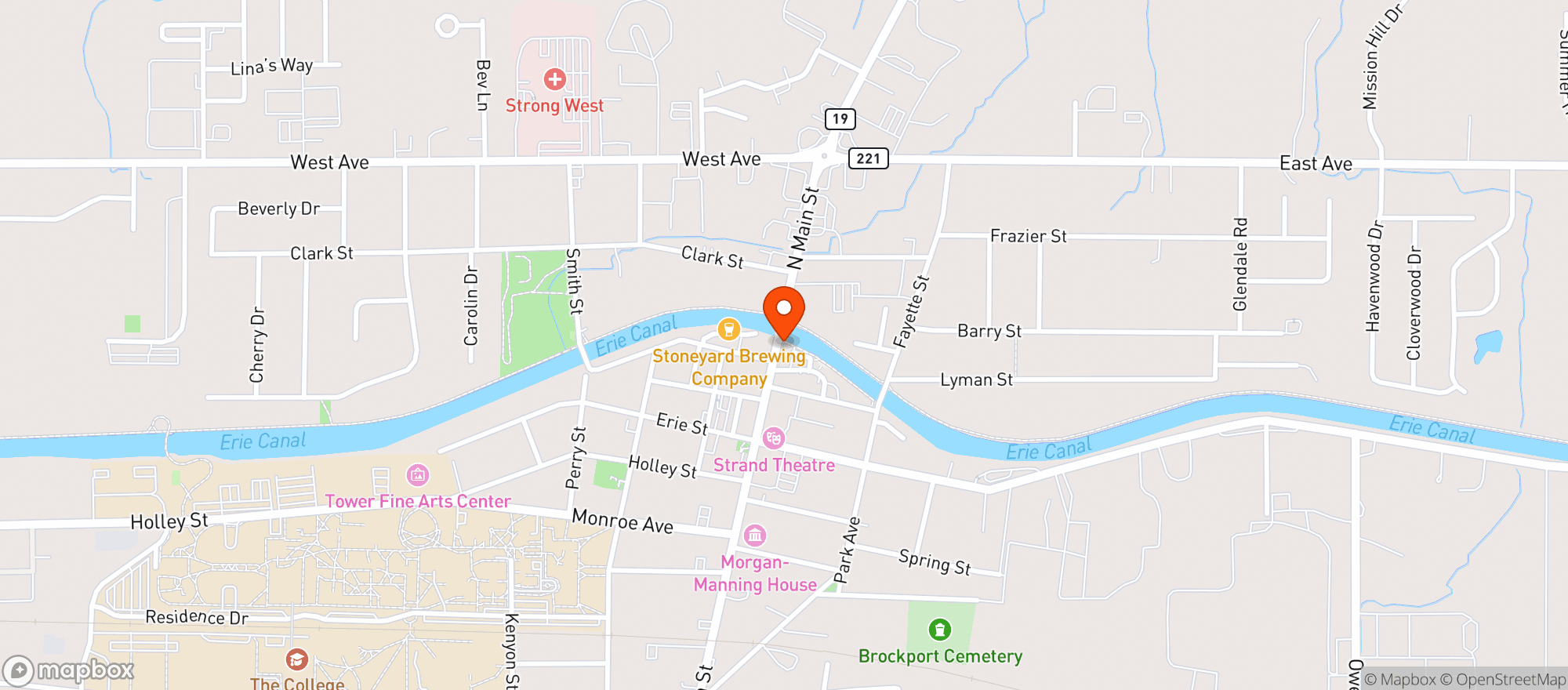 Map showing Custom House