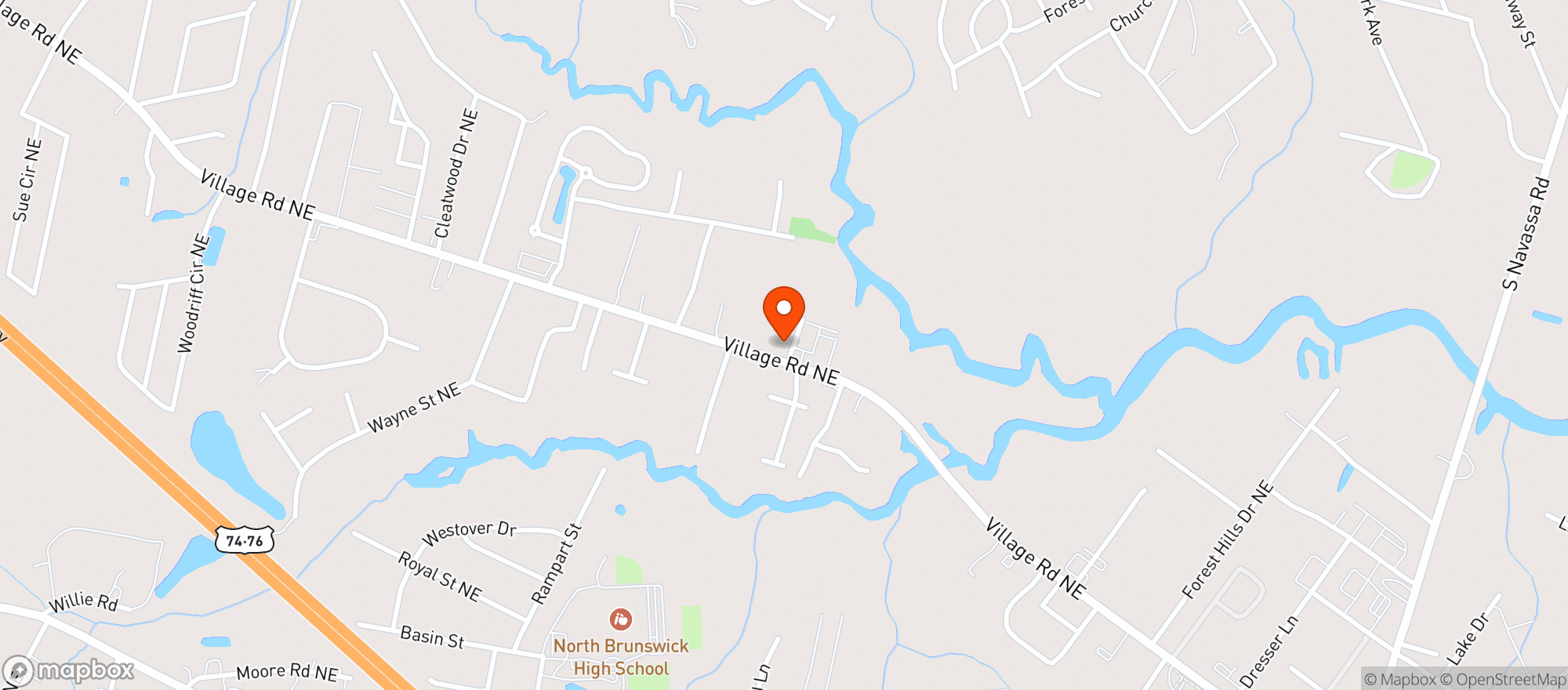 Map showing Man Mcgee Market