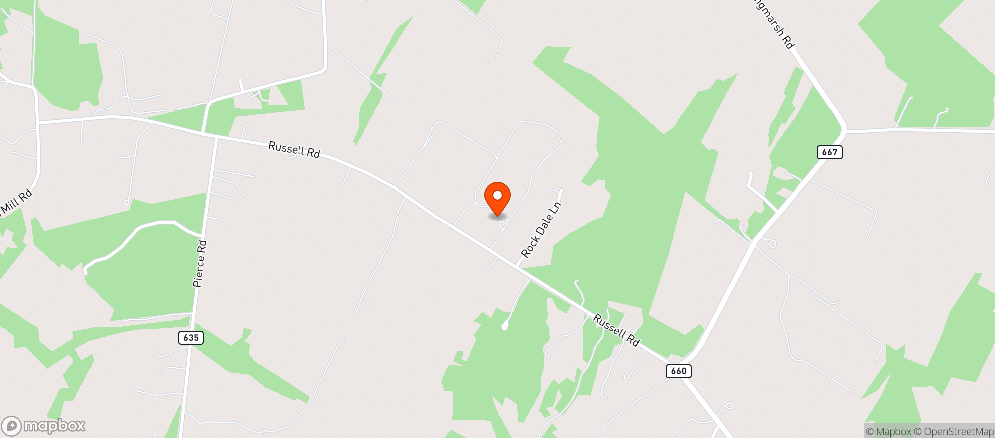Map showing Mackintosh Fruit Farm
