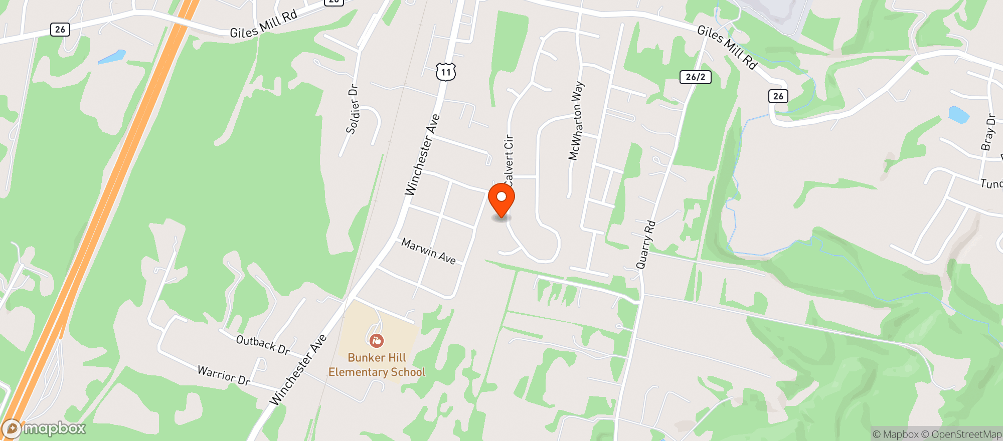 Map showing Food Lion