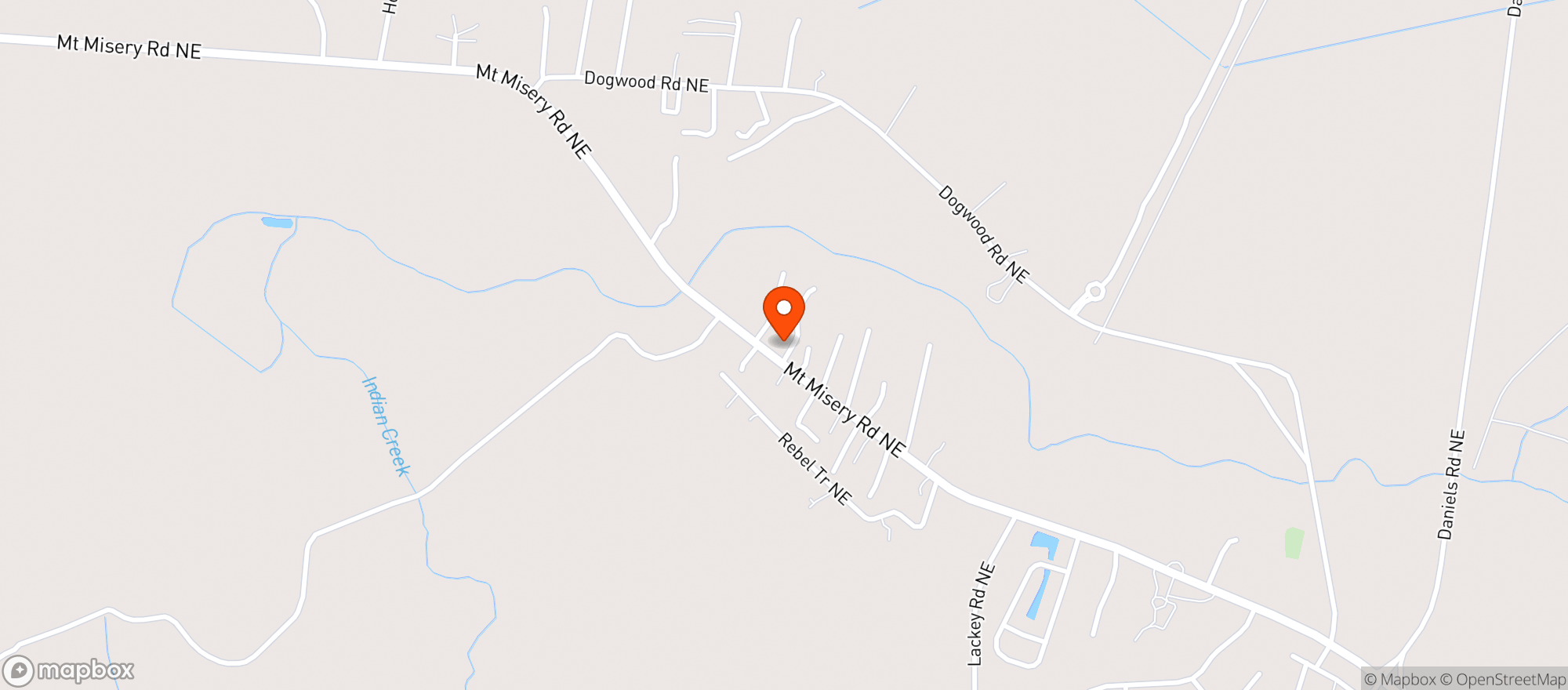 Map showing Tommy S Mini Mart 1
