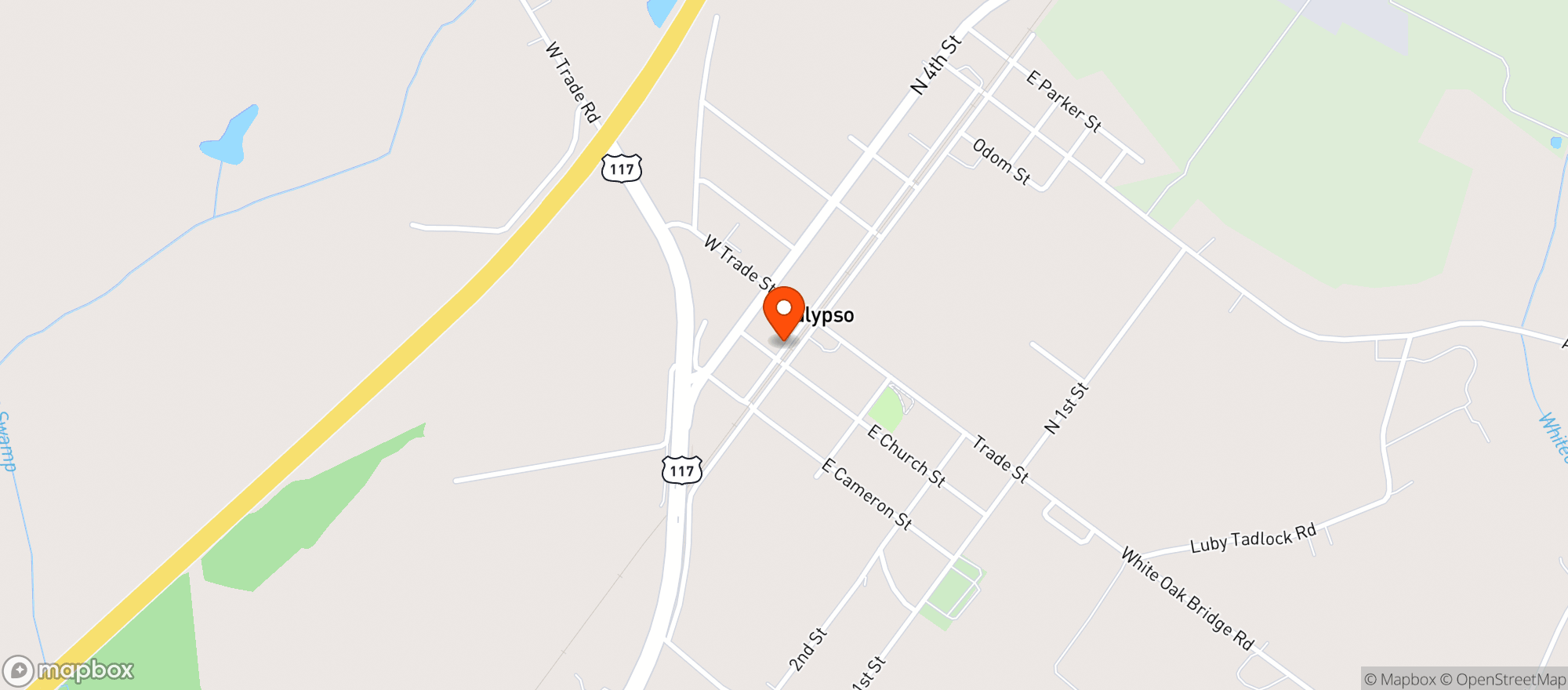 Map showing D & H Mart - Mt Olive