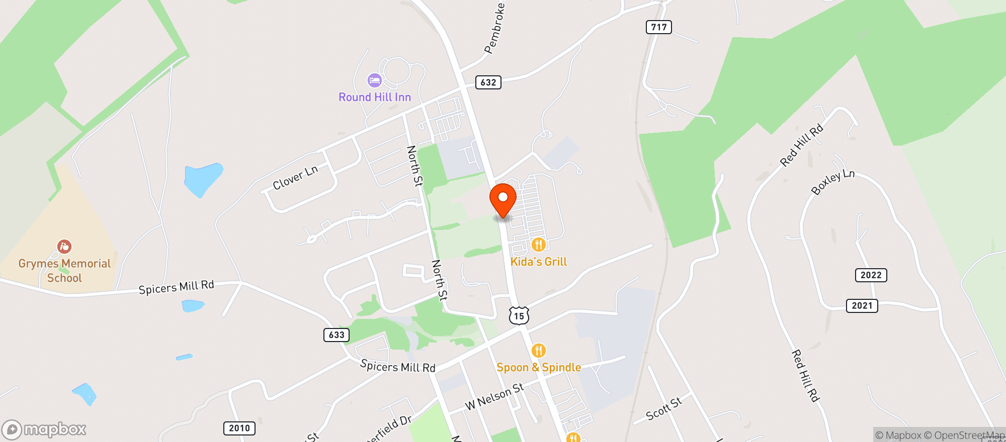 Map showing Food Lion