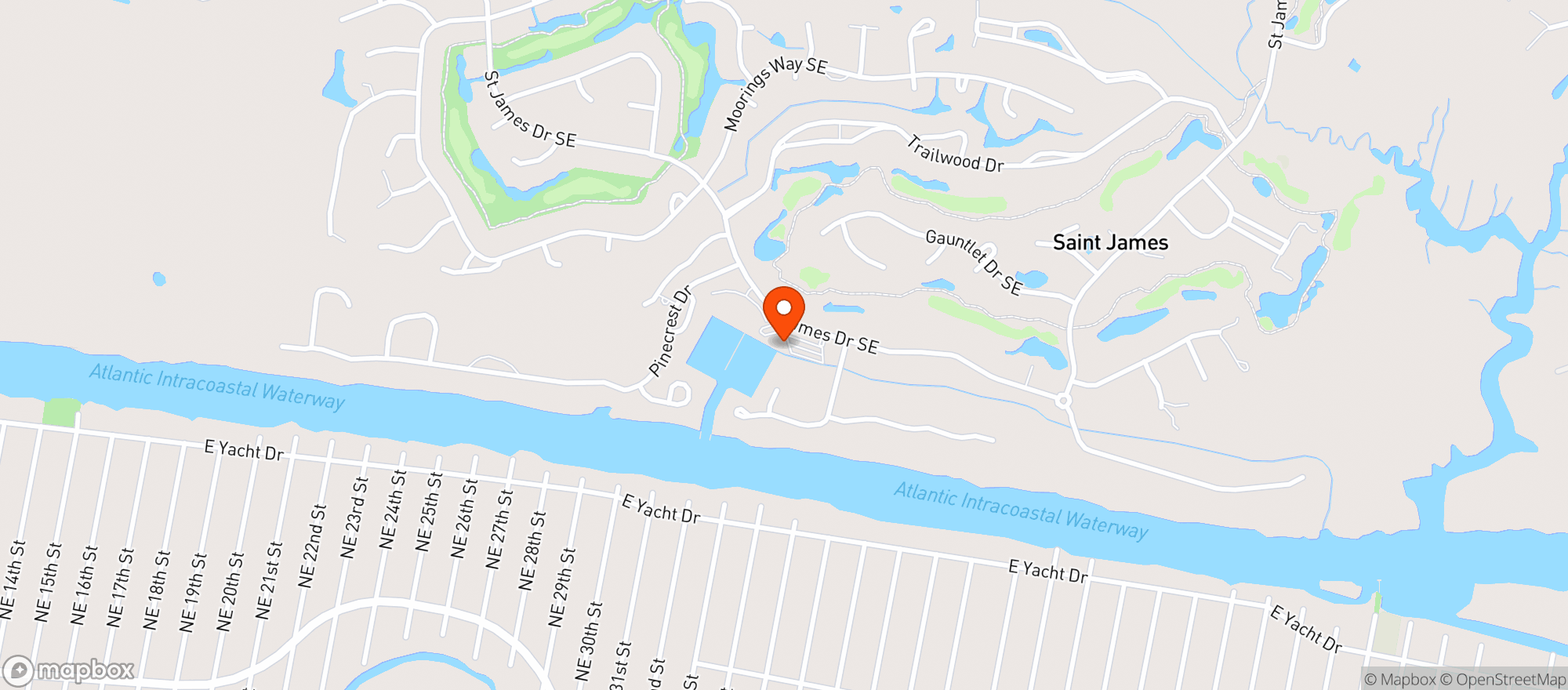 Map showing Saint James Marina Ship #0