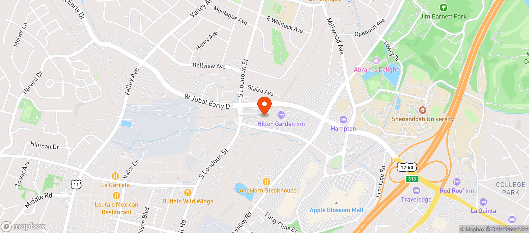 Map showing The Beer & Wine Shop
