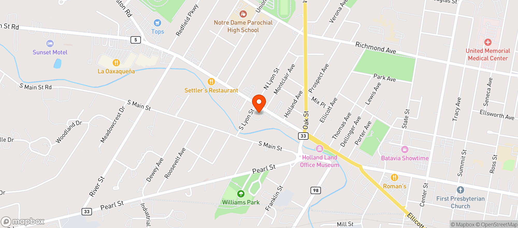 Map showing CVS PHARMACY