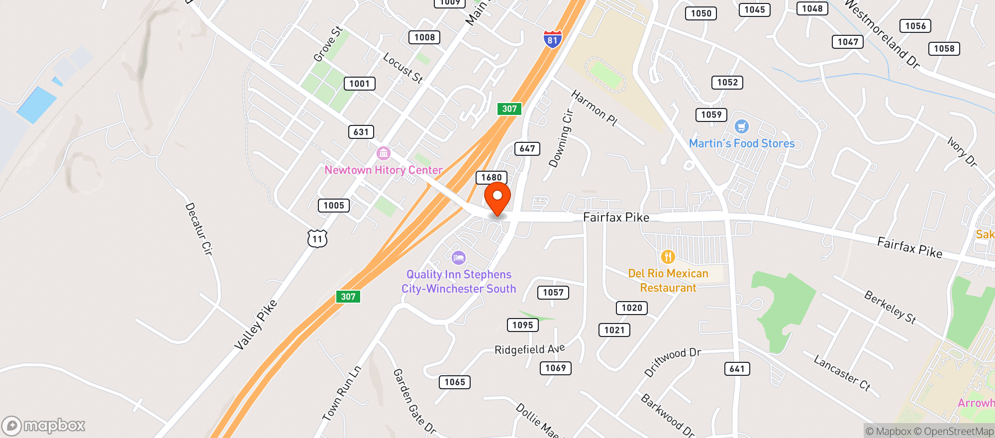 Map showing Urban Cloud Company