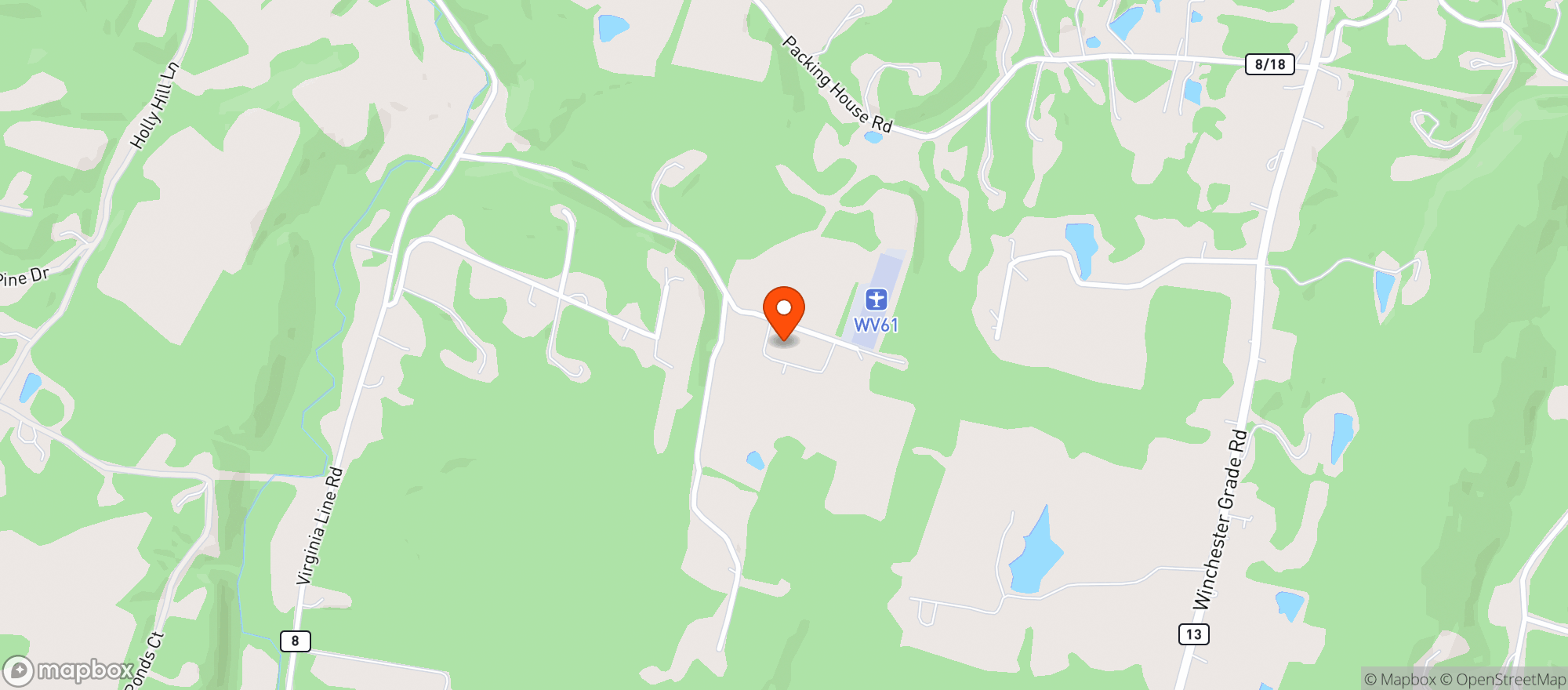 Map showing PANHANDLE APOTHECARY