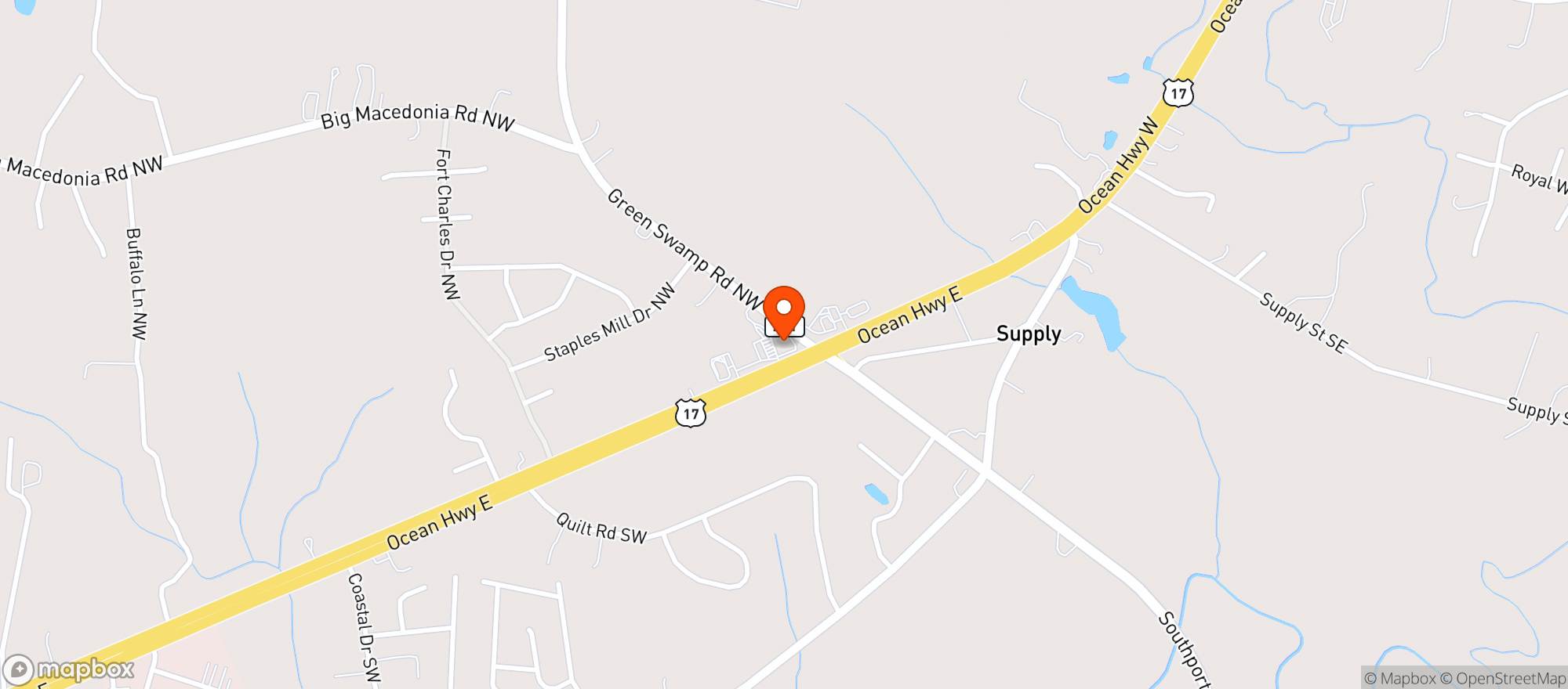 Map showing Circle K #2723487