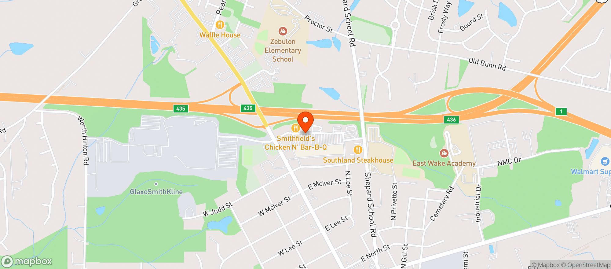 Map showing FOOD LION