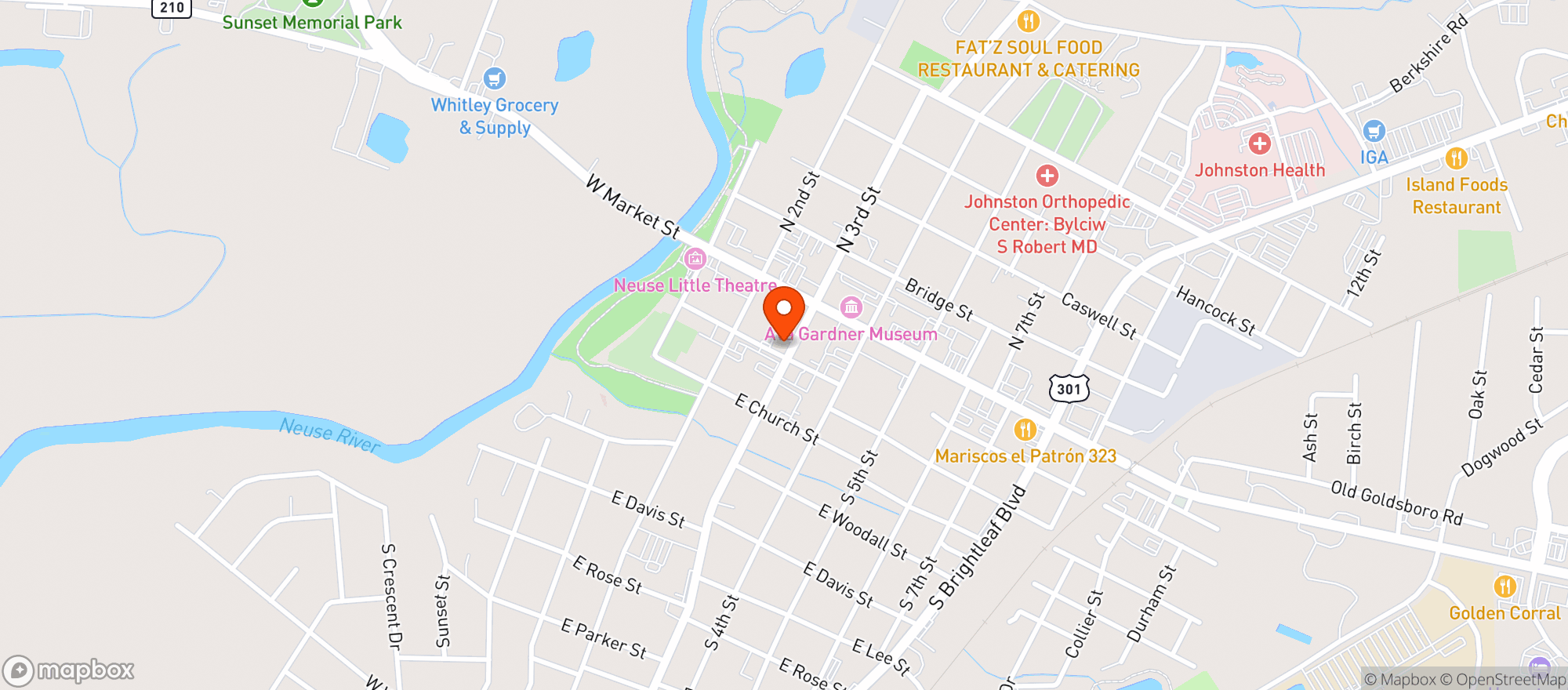 Map showing Good Vibes