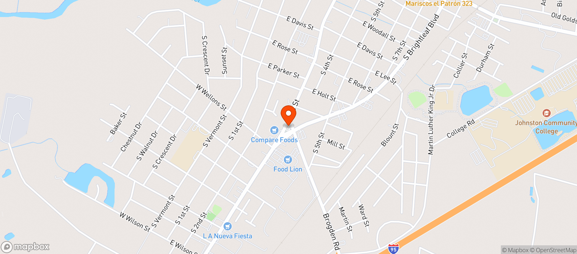 Map showing G M Mart