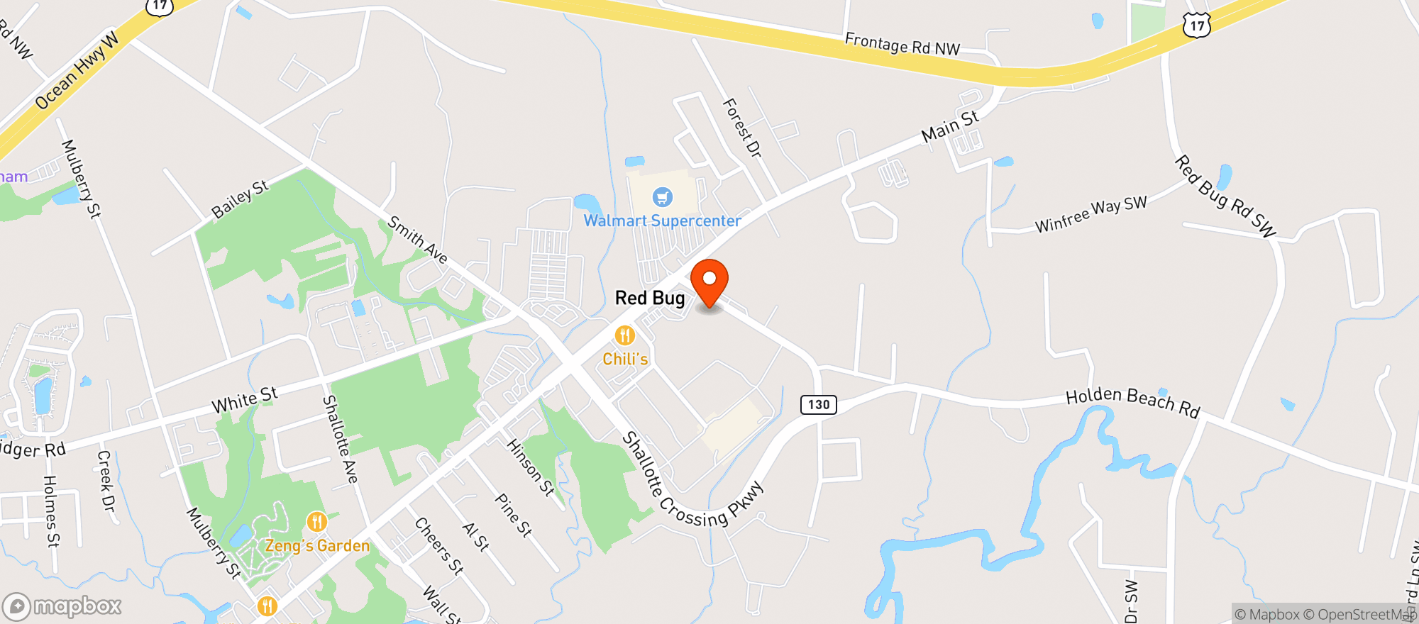 Map showing Minuteman Food Mart #12 - Holden Be