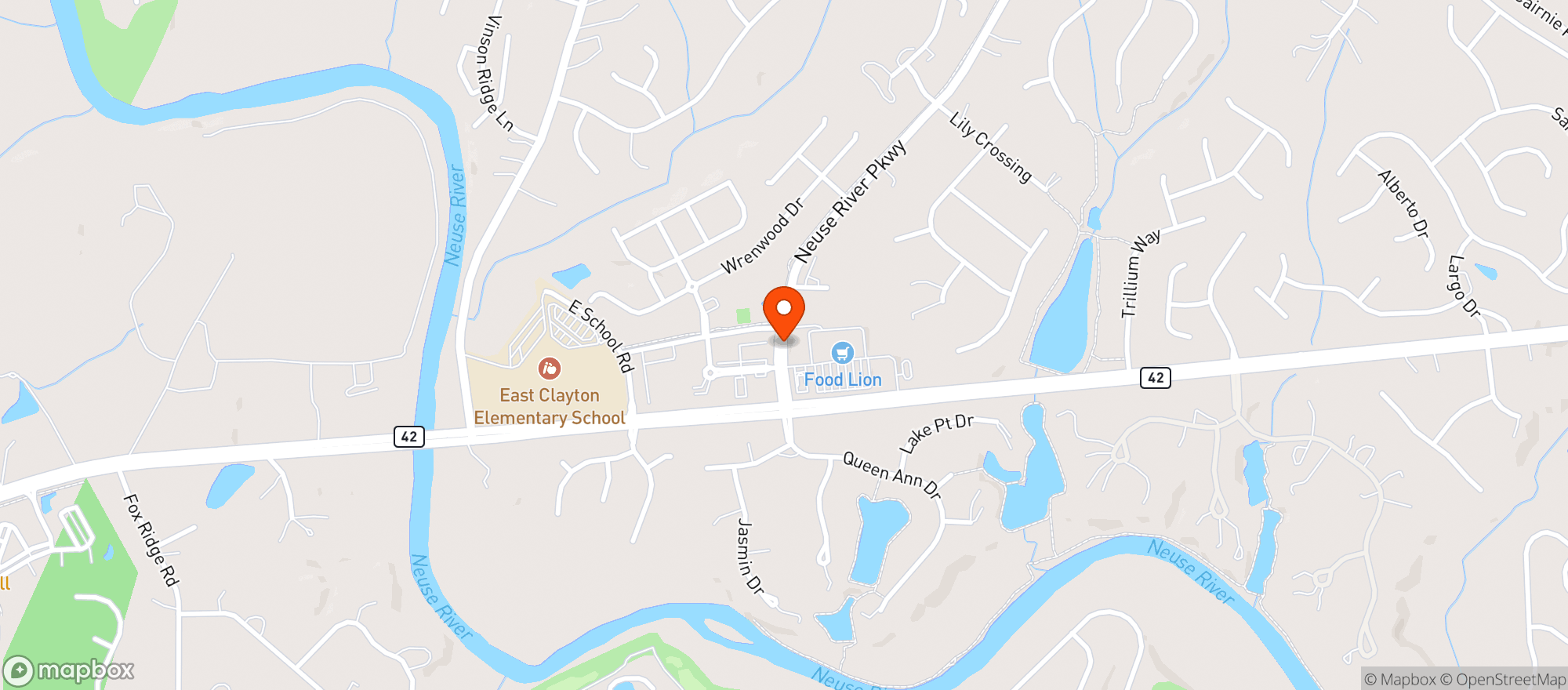 Map showing Food Lion