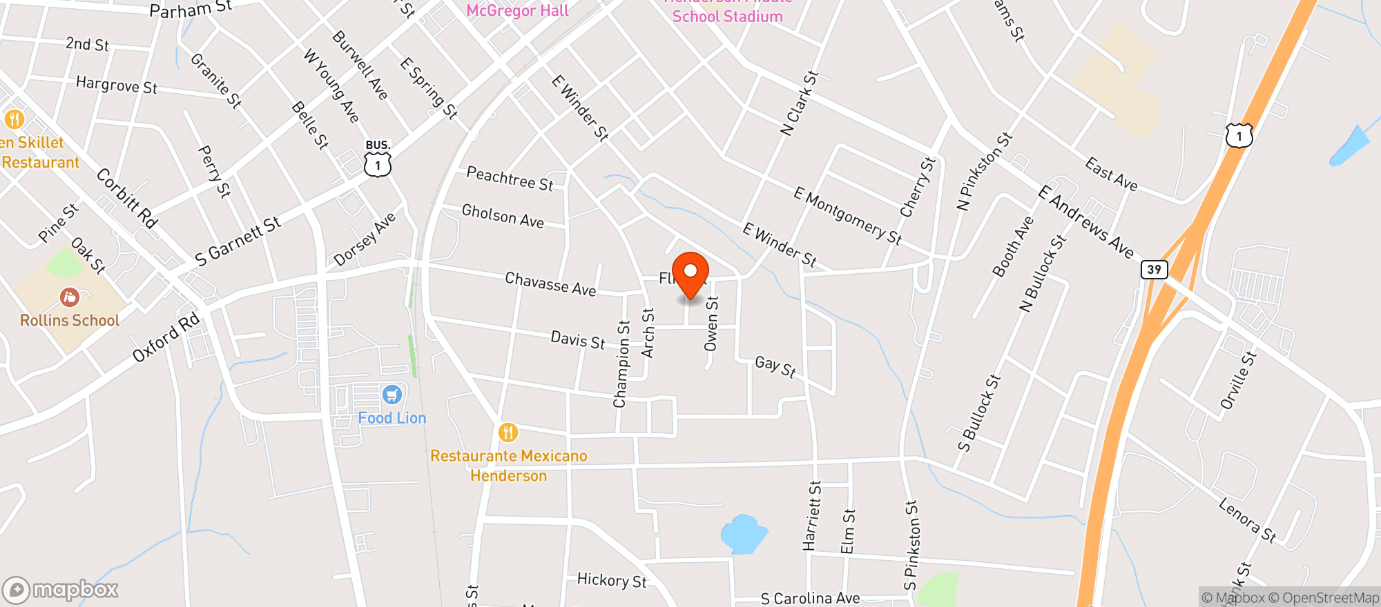 Map showing BERWICK BEVERAGE