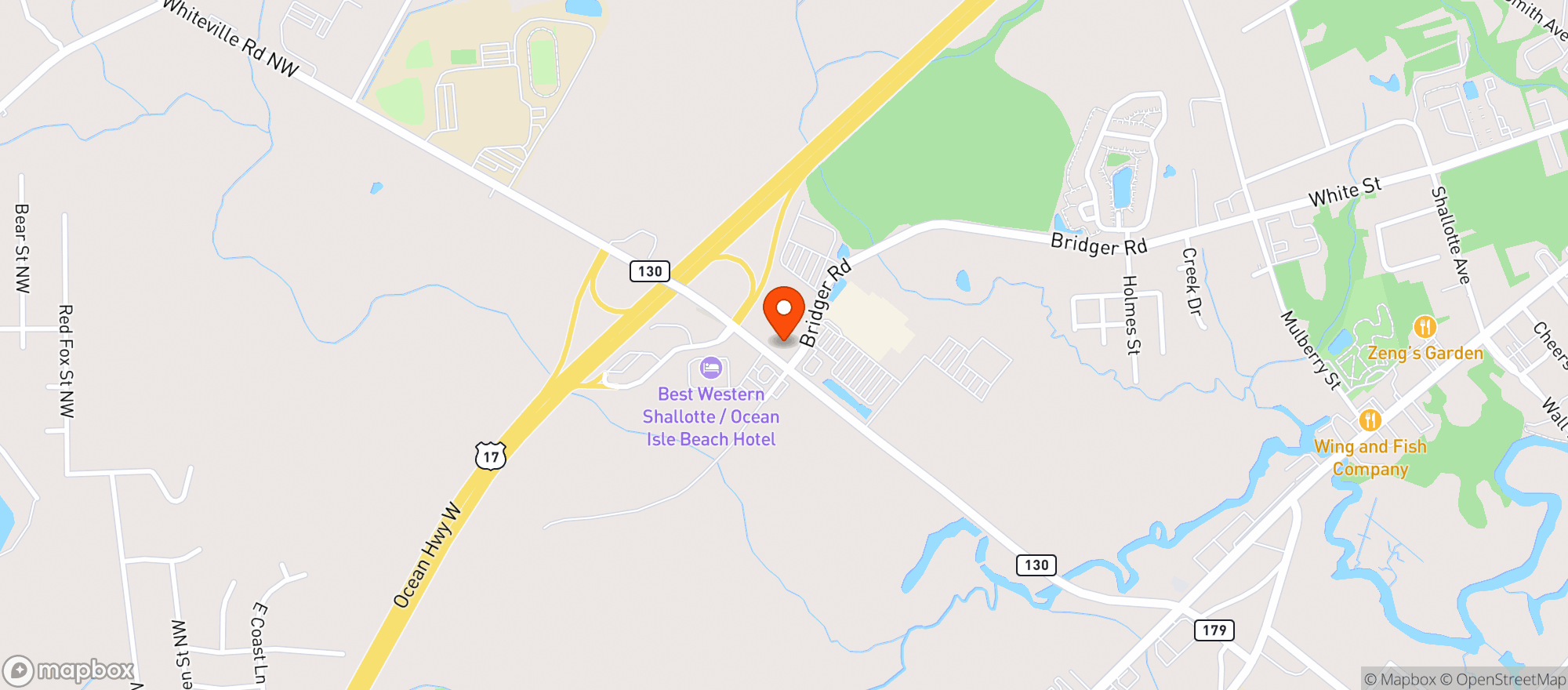 Map showing Scotchman #3177 - Whiteville Rd Sha