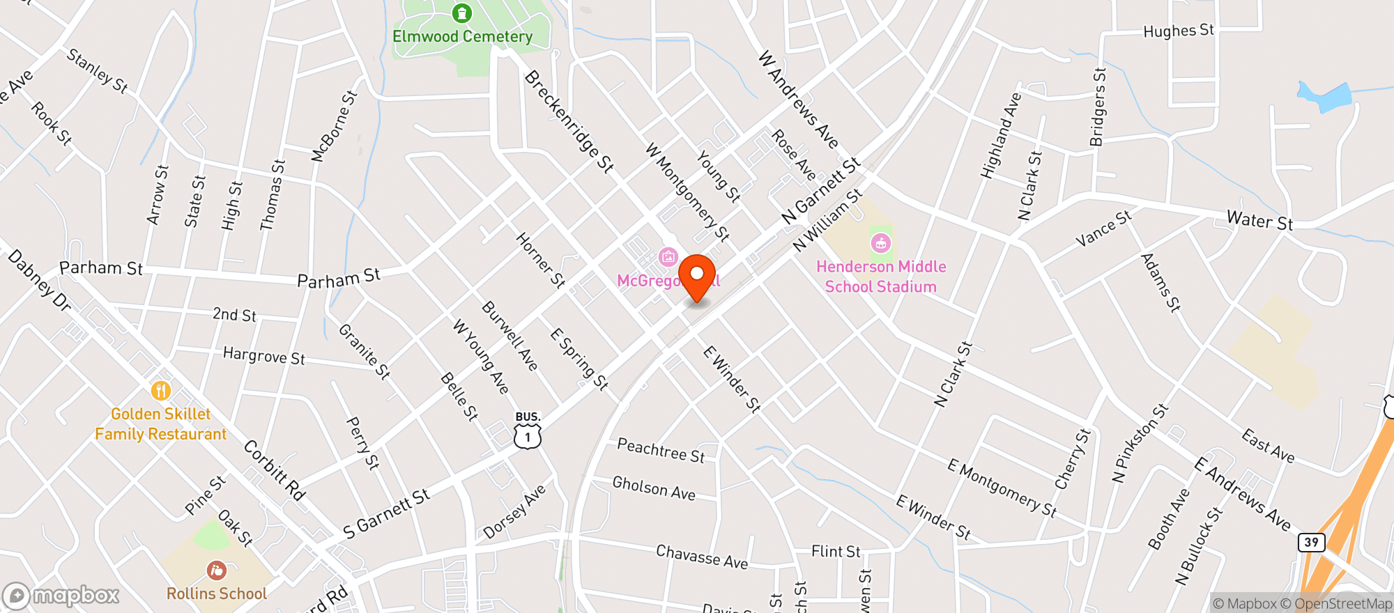 Map showing Mazatlan Mexican Rest