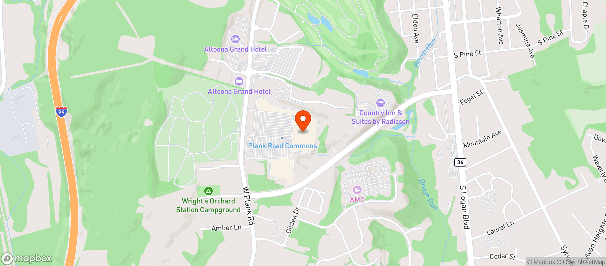 Map showing Walmart Wine & Spirits
