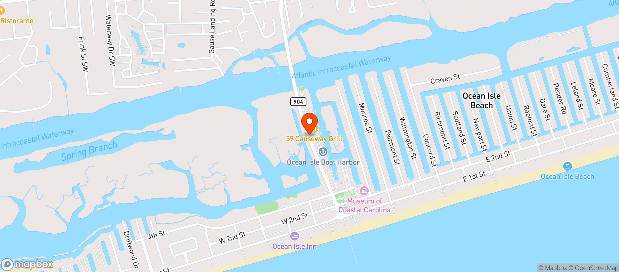 Map showing Sheffields Citgo